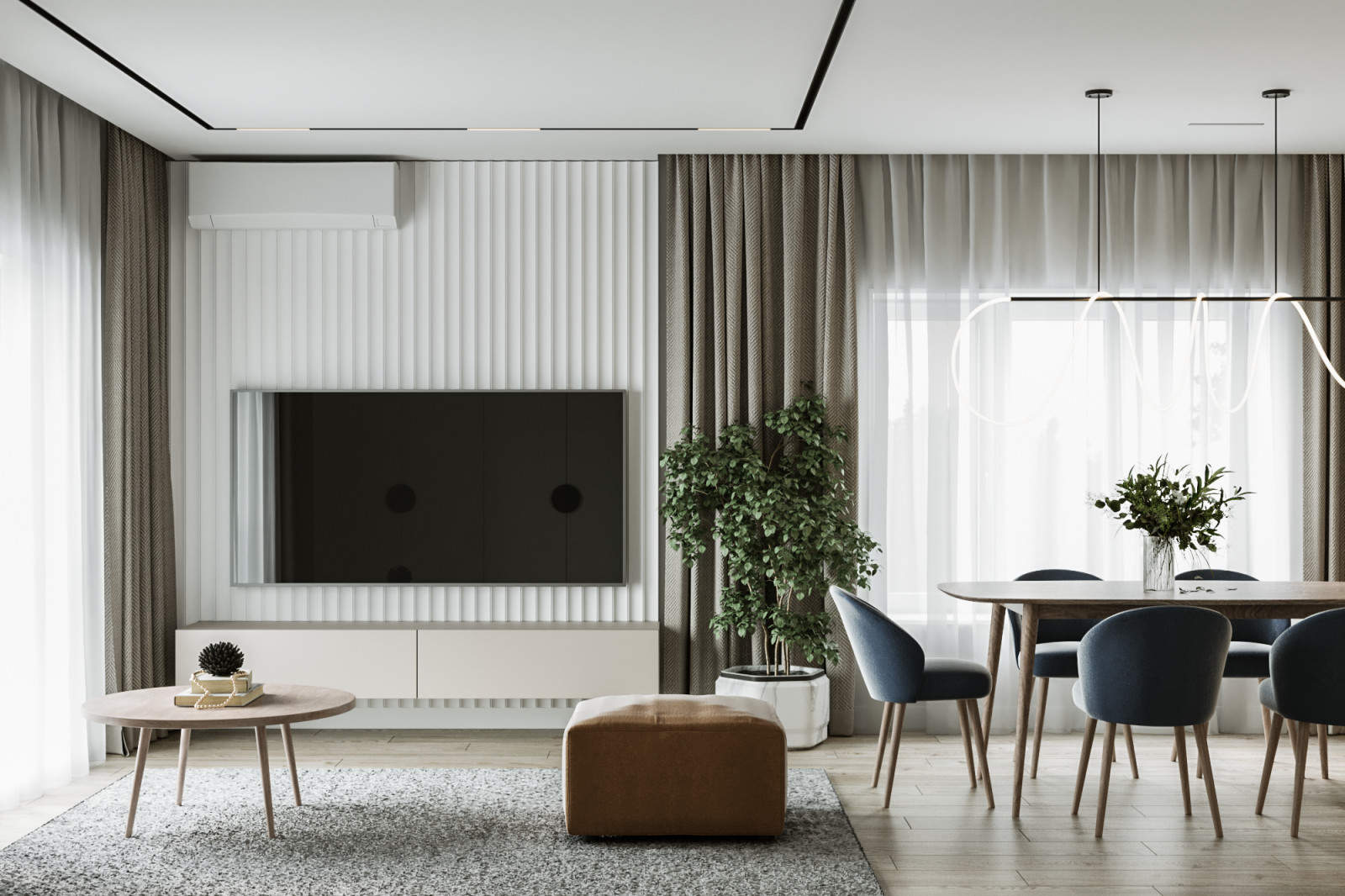 Кухня гостиная