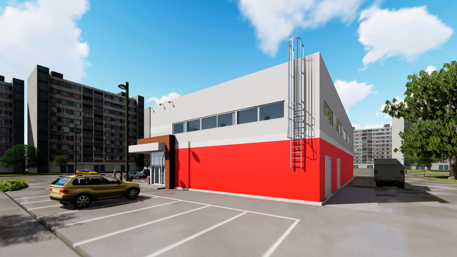 Здание супермаркета "Магнит"