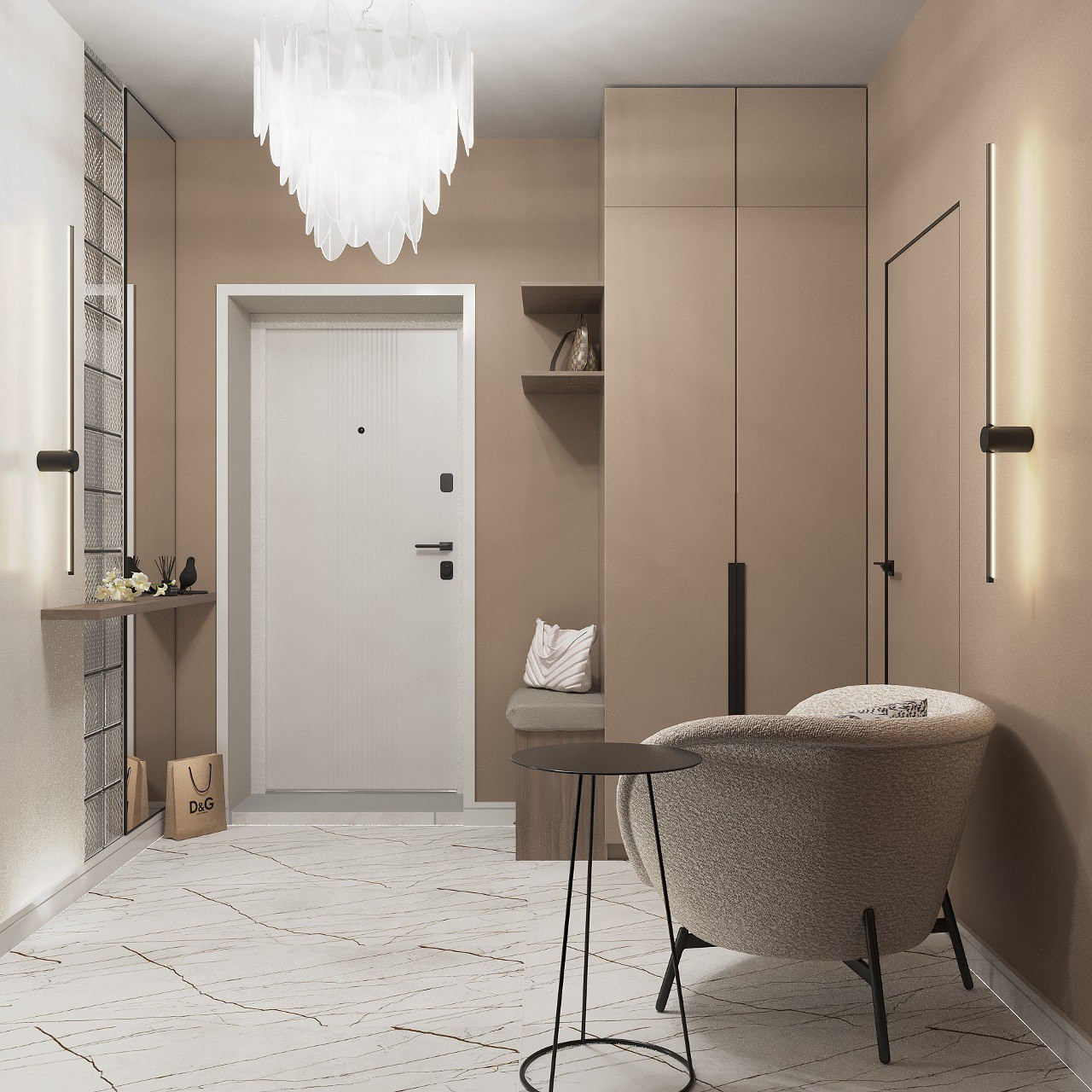 Прихожая в квартире художника