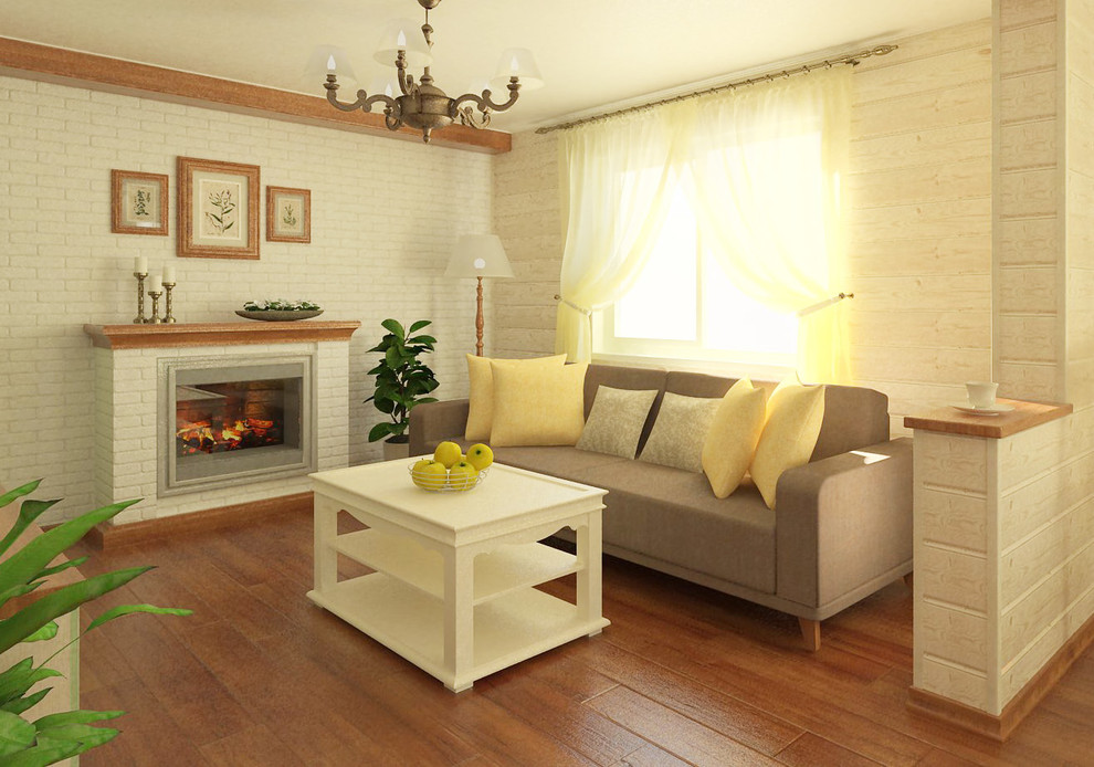 Интерьер брусового дома в д. Кузнецово, г. Красноярск