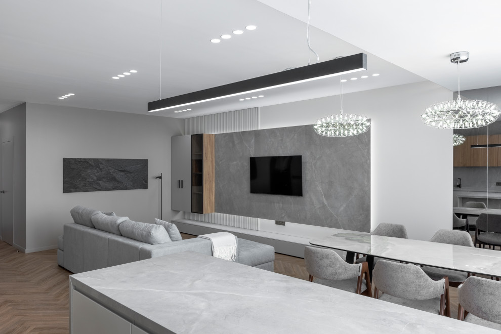 Реализованный проект квартиры 100кв.м в ЖК Атлантис