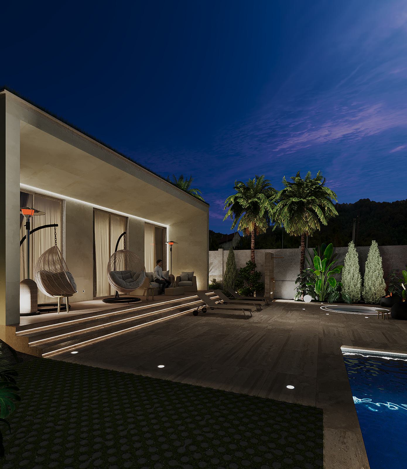 Архитектурный проект 1-но этажной MINIVILLI.terra