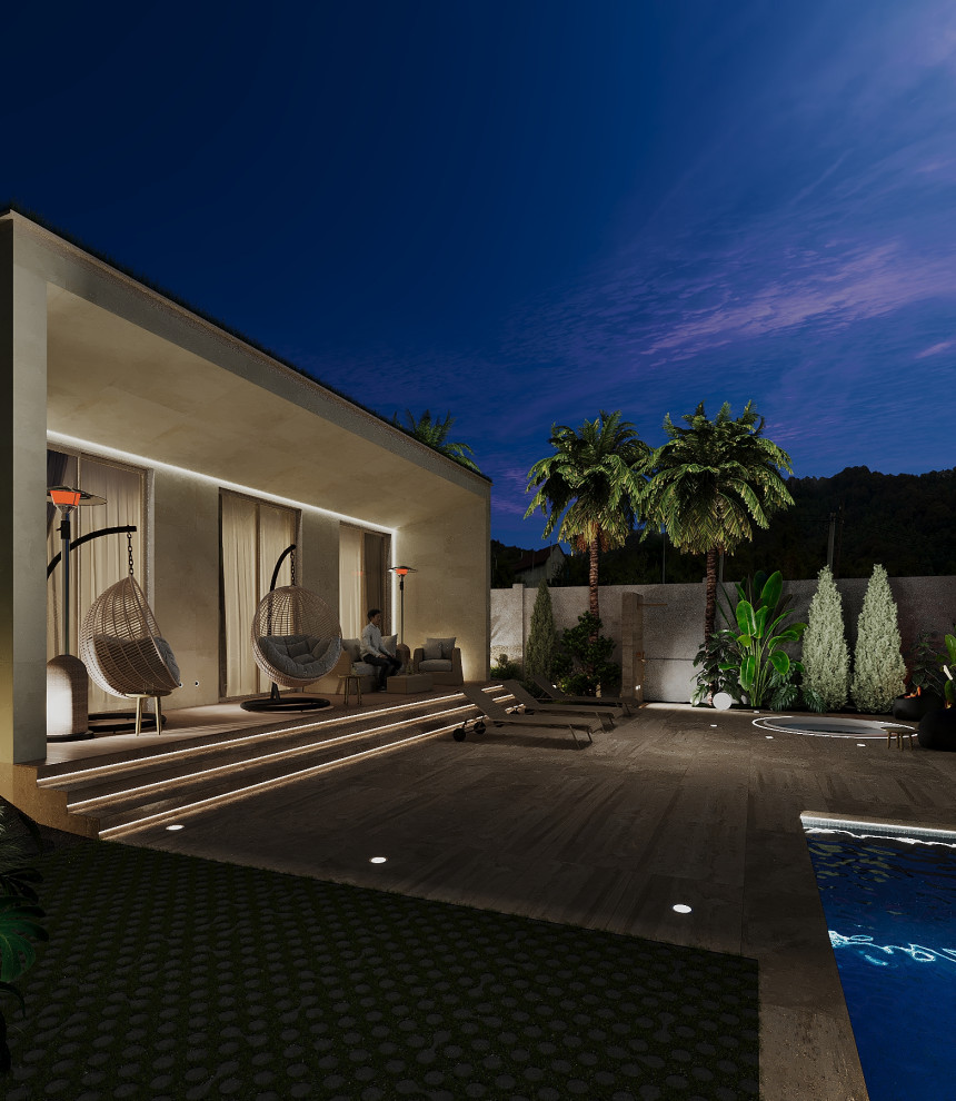 Архитектурный проект 1-но этажной MINIVILLI.terra