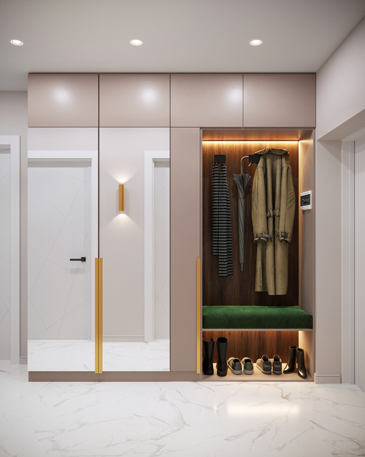 Зеленые акценты в ЖК на ул.Юбилейной