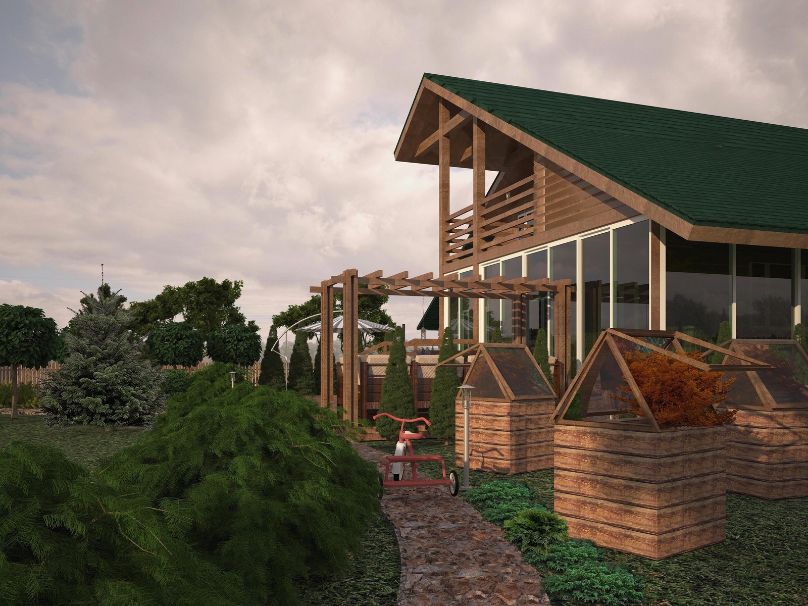 благоустройство дачного участка