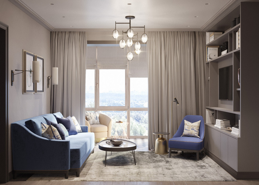 Дизайн трехкомнатной квартиры в ЖК «Чемпион-парк»