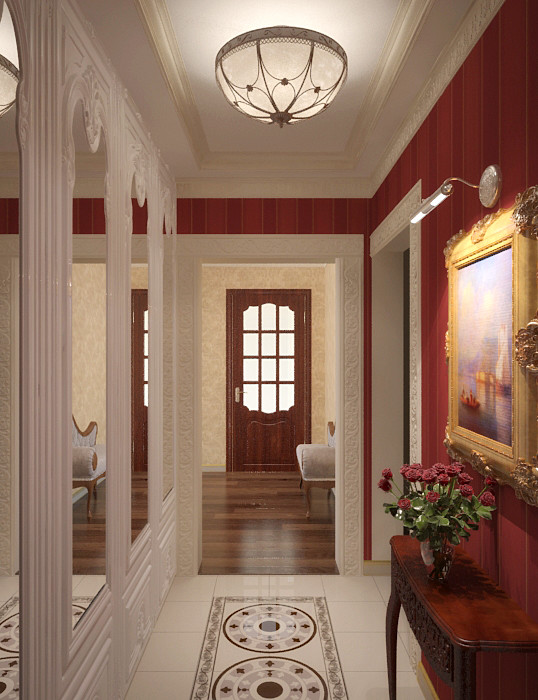 Обложка проекта: Дизайн проект интерьеров 3 к.квартиры