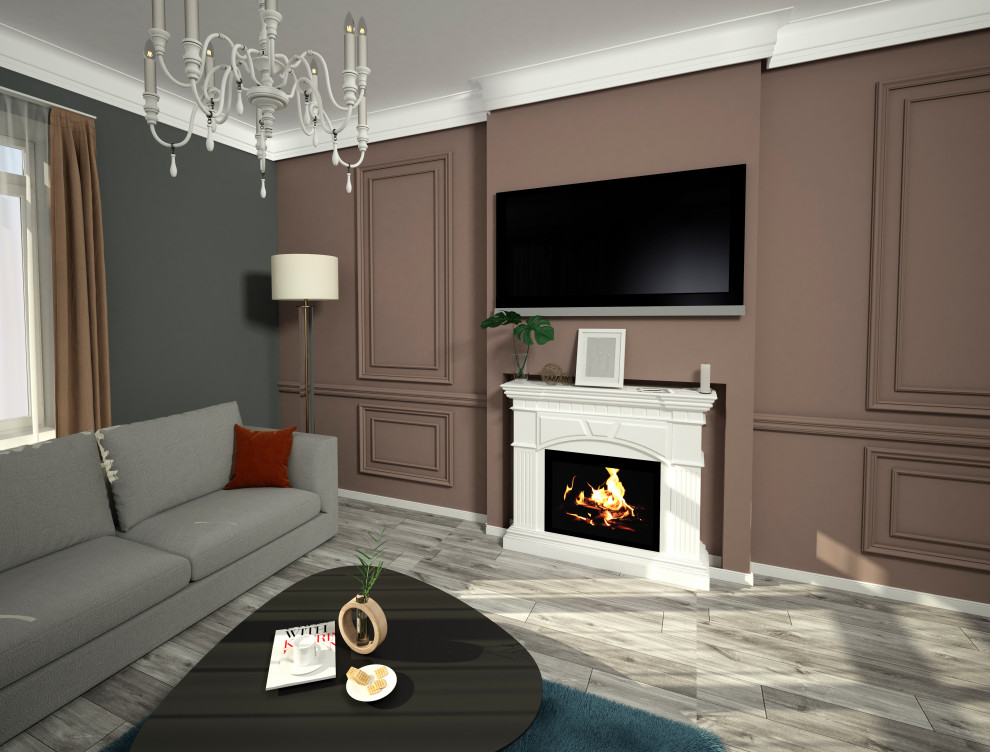 Американская неоклассика для взрослой семейной пары.