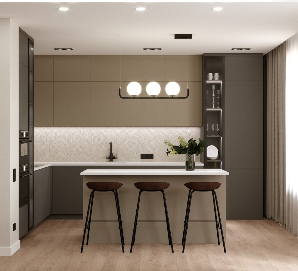 Дизайн-проект квартиры, площадью 99,1 м2 в г. Новосибирск