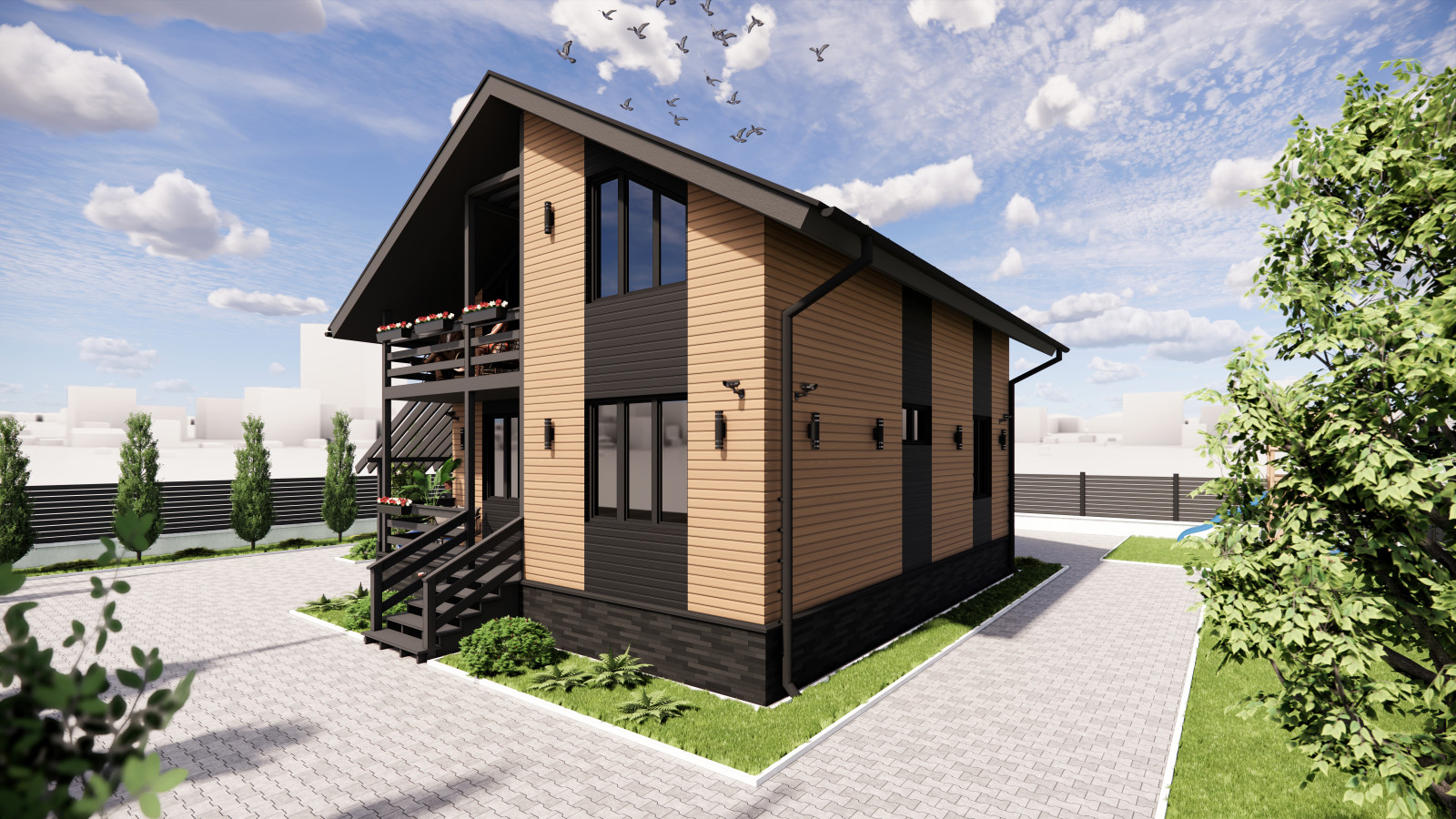 Дом из профильного бруса