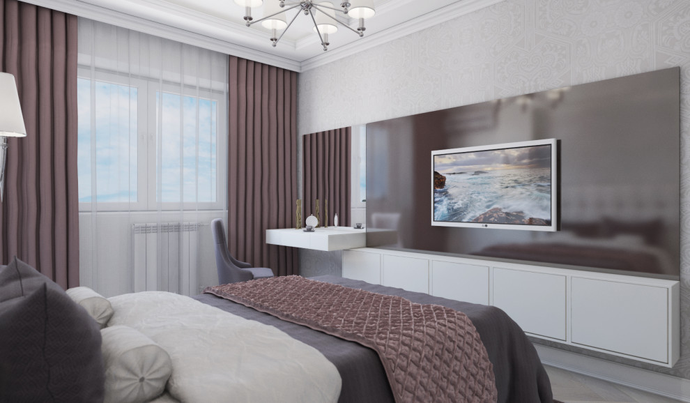 3х-комн. квартира для семьи в стиле неоклассика