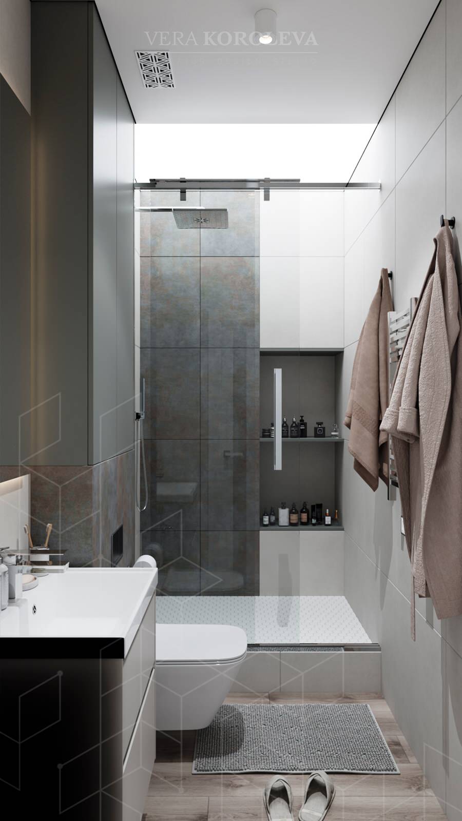 Дизайн-проект двухкомнатной квартиры в современном стиле