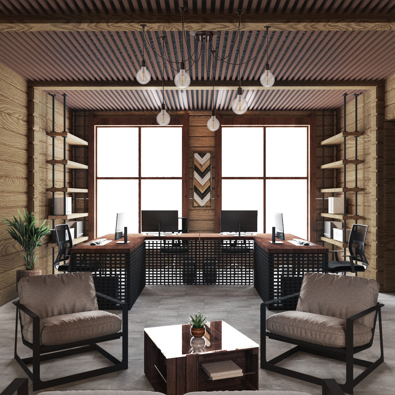 Офис в стиле Лофт