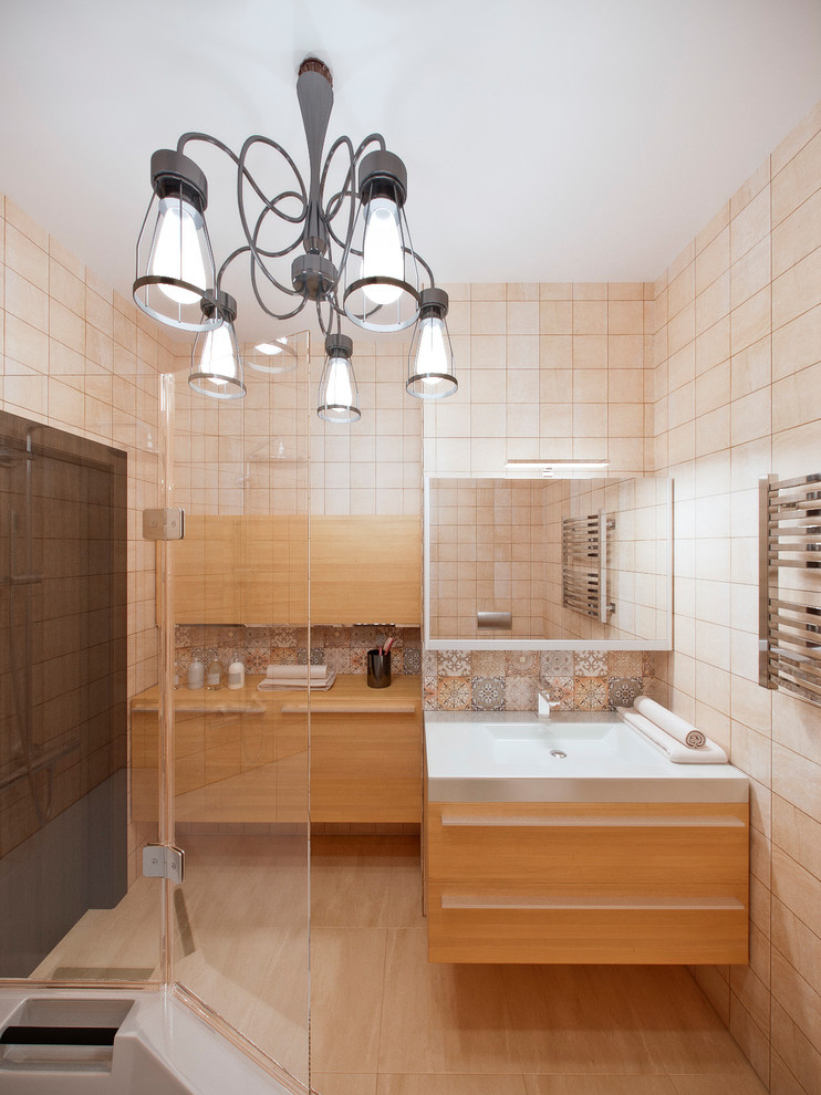 Современный интерьер с элементами лофт