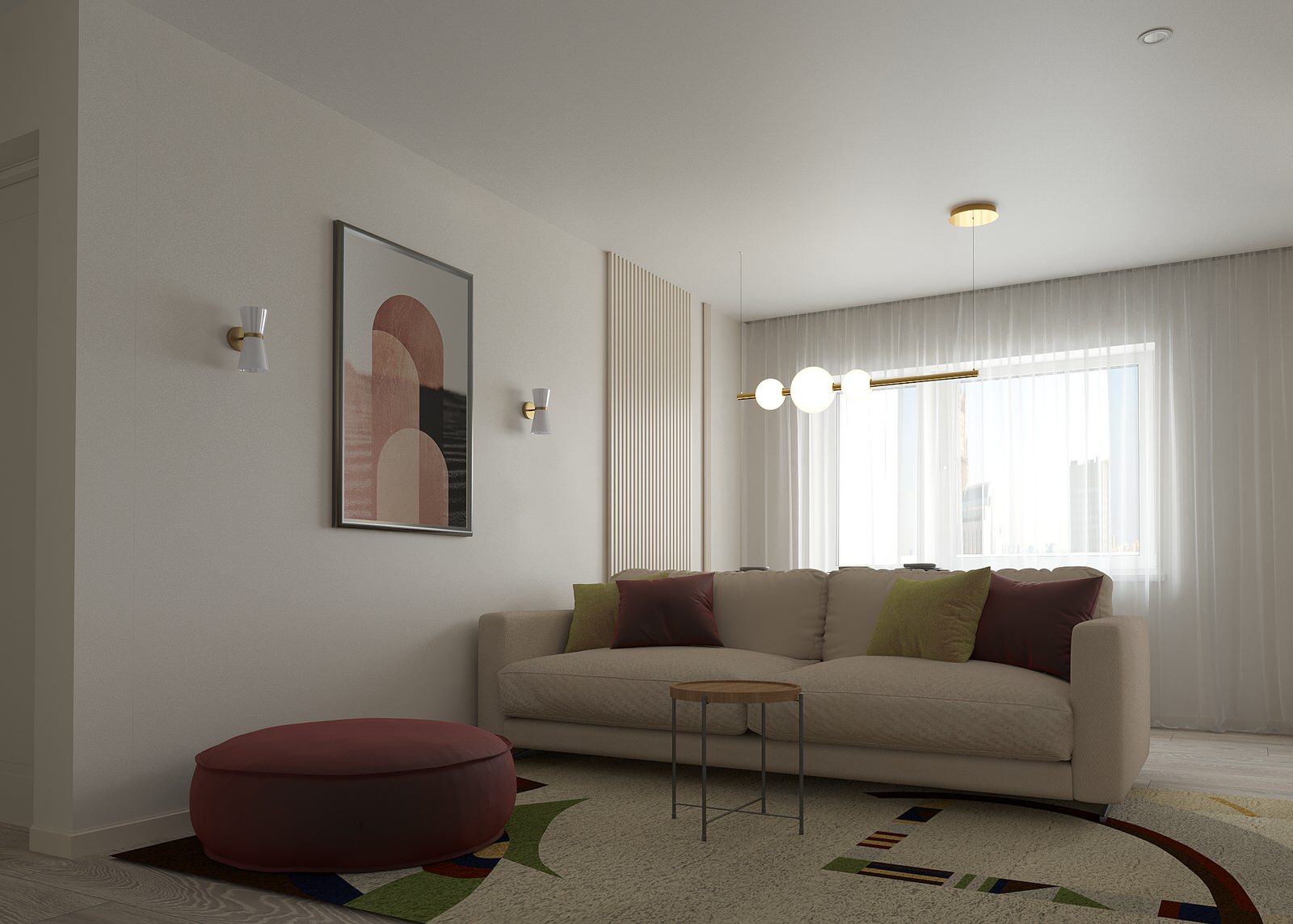 Гостиная в современном стиле