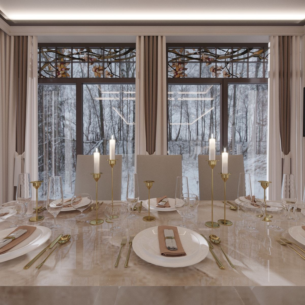 Дизайн таунхауса 100 кв. м в Куркино