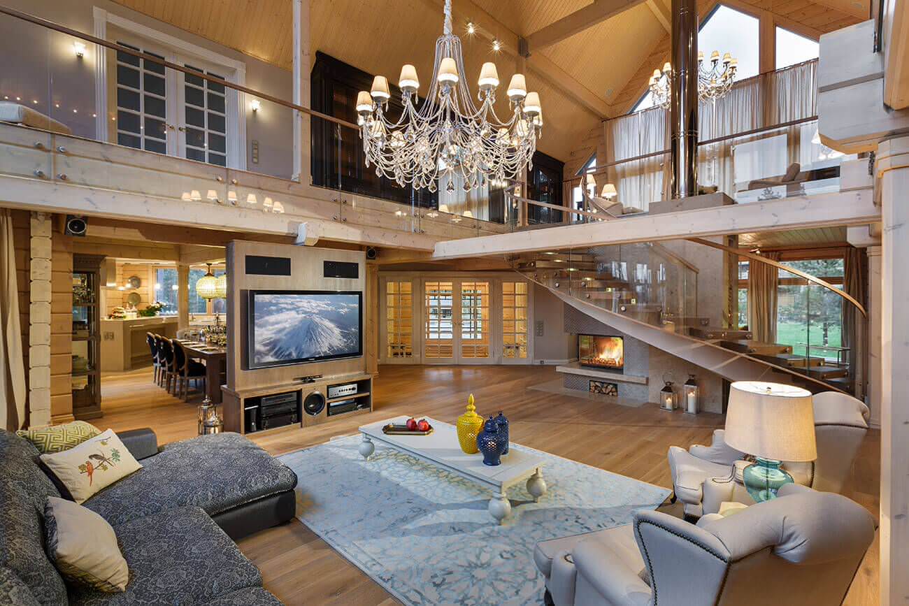 Загородный дом в посёлке "HONKA" на Медном озере, 450 м.кв.