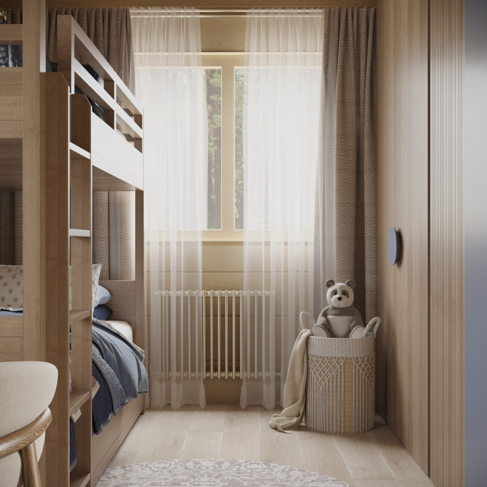 Дизайн интерьера дома из клееного бруса