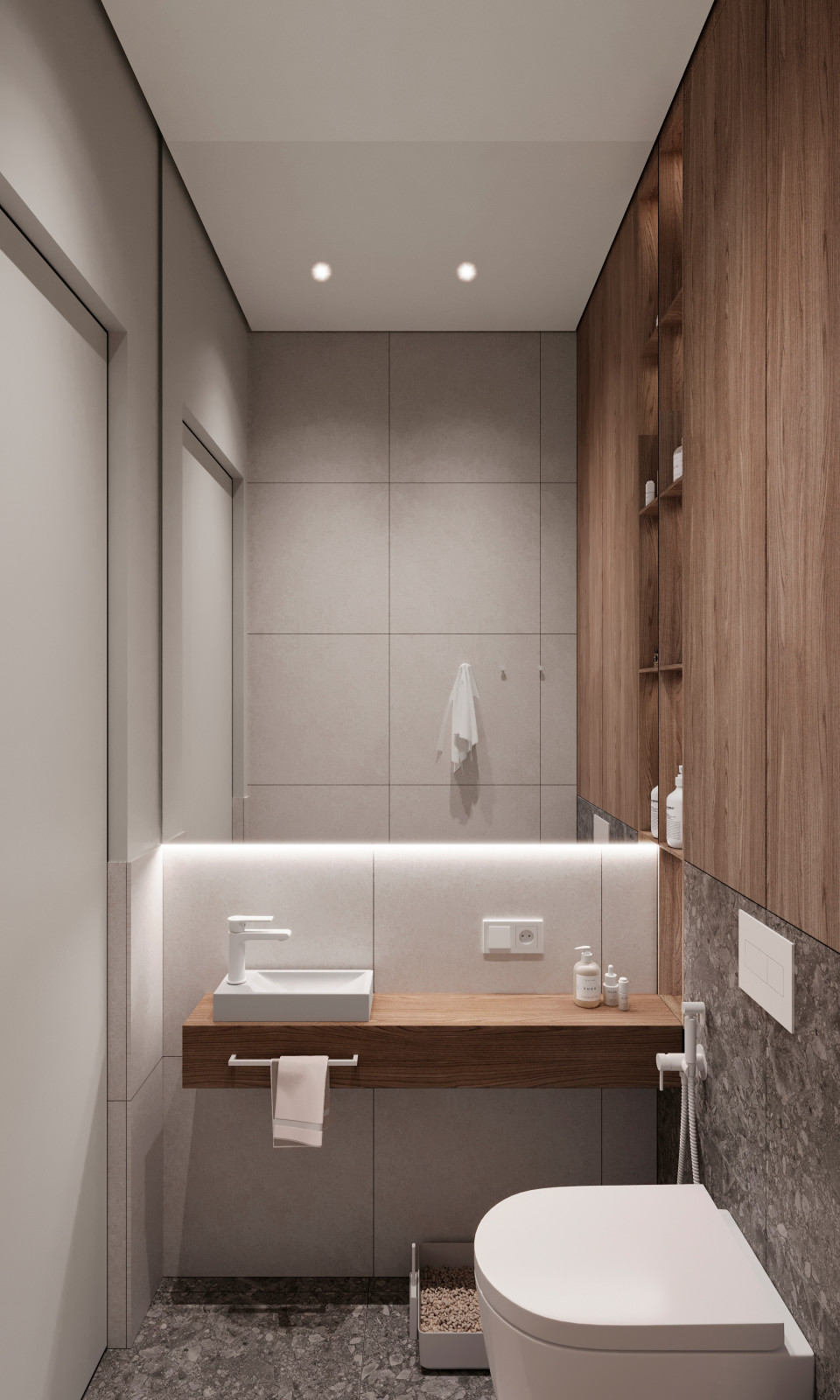 Дизайн интерьера квартиры в ЖК "Притяжение" на Выборгской набережной