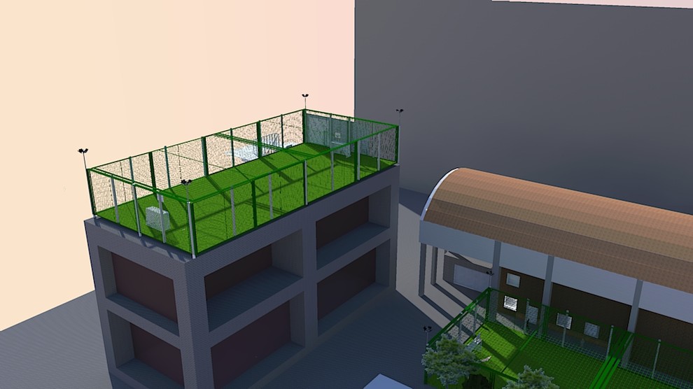 Проект спортивной футбольной площадки "Сириус" г. Томск