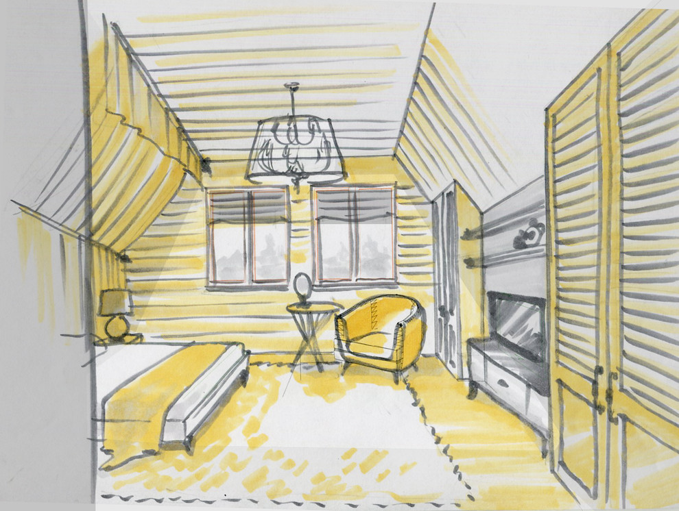 Загородный дом  (бюджетный вариант реализации)