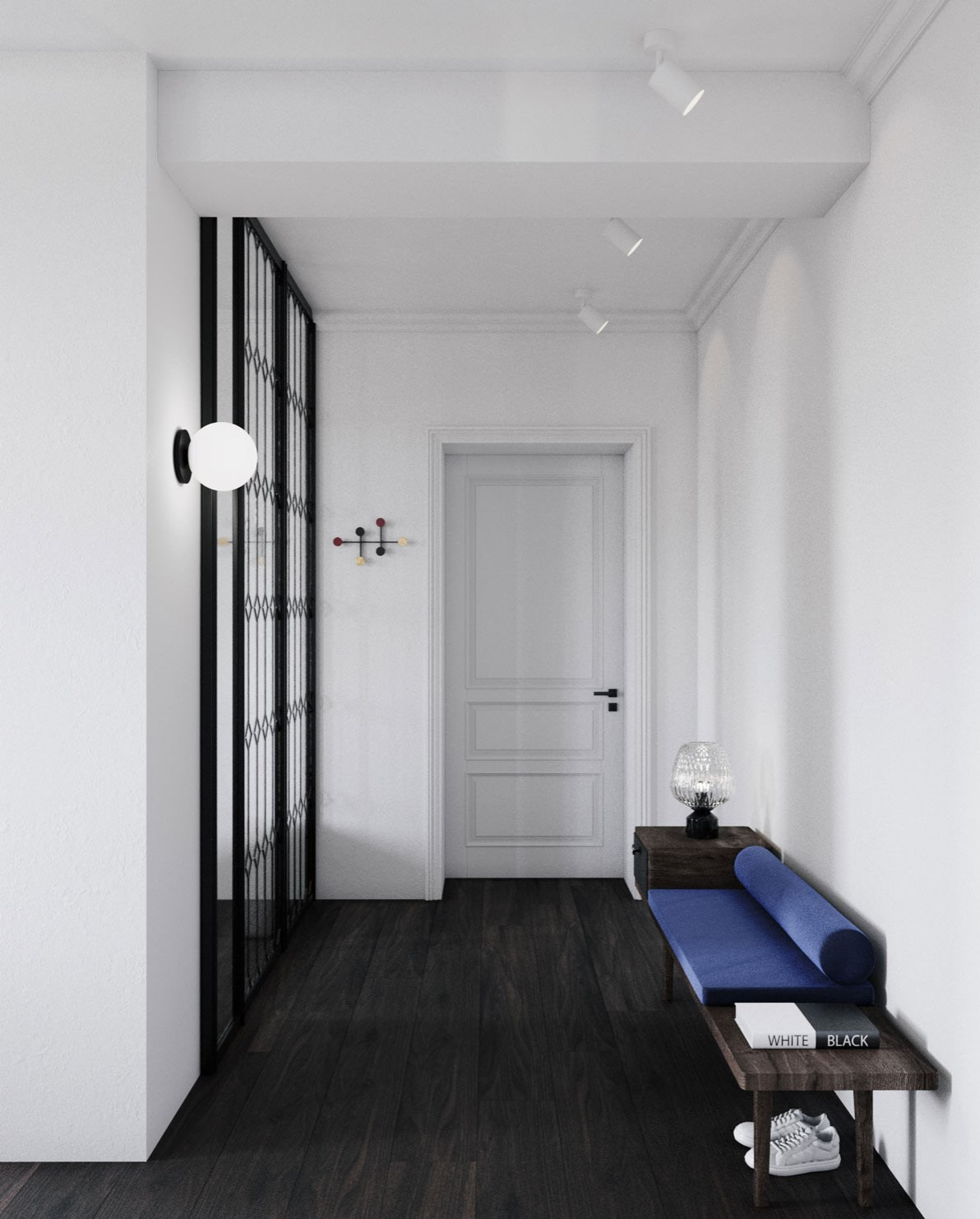 Дизайн проект квартиры площадью 65 м2