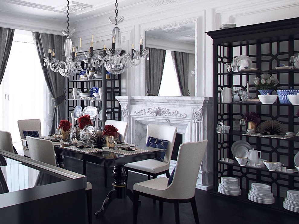 Интерьер трехкомнатной квартиры в историческом центре Петербурга