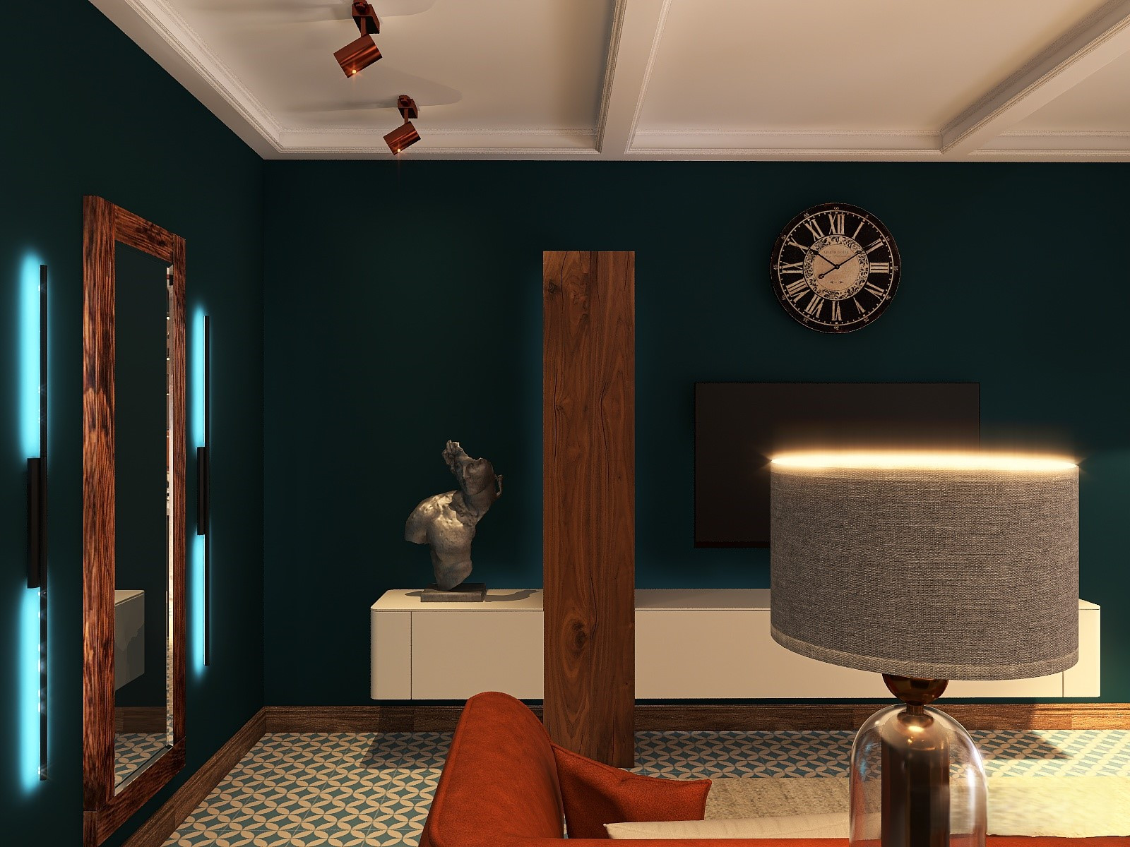 Кухня-гостиная для холостяка