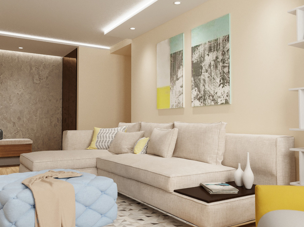 Мягкий и теплый интерьер.