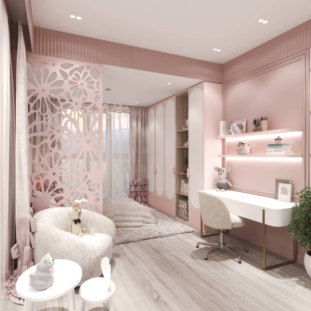 Обложка проекта: Милейшая детская для девочки в загородном доме