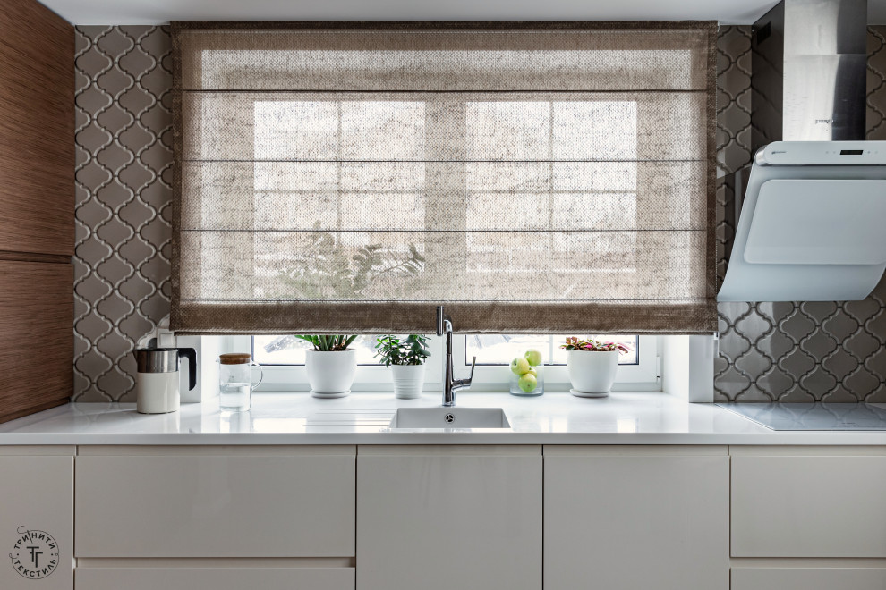 Уютное текстильное оформление загородного дома