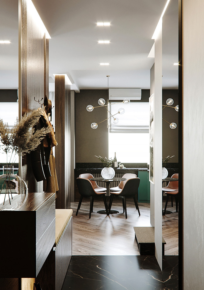 Обложка проекта: Двухуровневая квартира в городе Электросталь