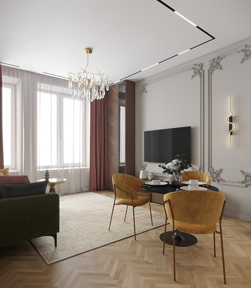 Гостинная в стиле современной классики