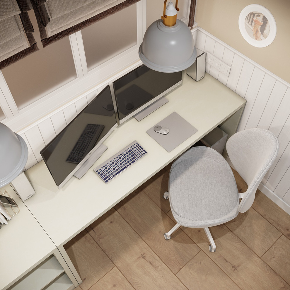 Дизайн-проект загородного дома 77,25 кв.м. в г. Симферополь в стиле кантри