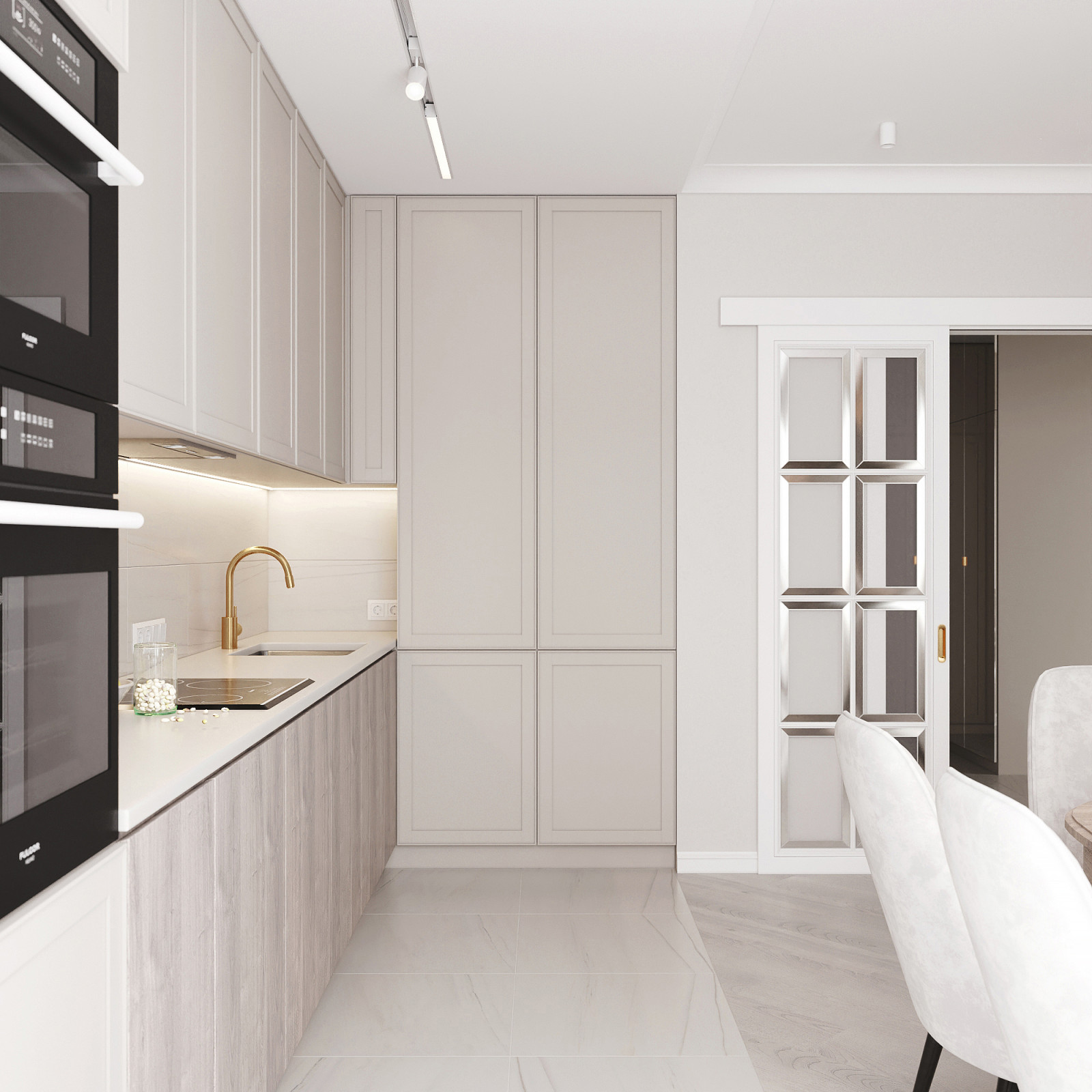 Дизайн-проект 3-х комнатной квартиры по улице Нарвская