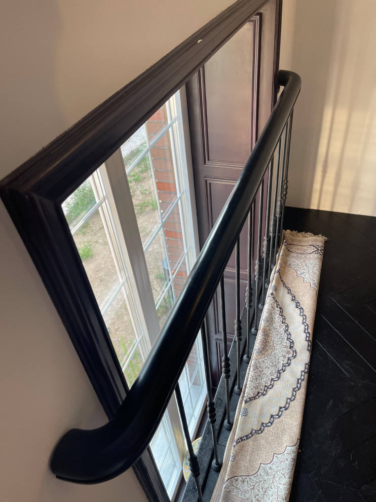 Гнутый поручень - ЧЕРНЫЙ ДЕЛЬФИН