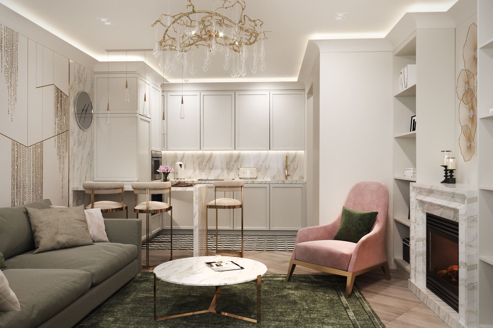 Квартира для девушки.