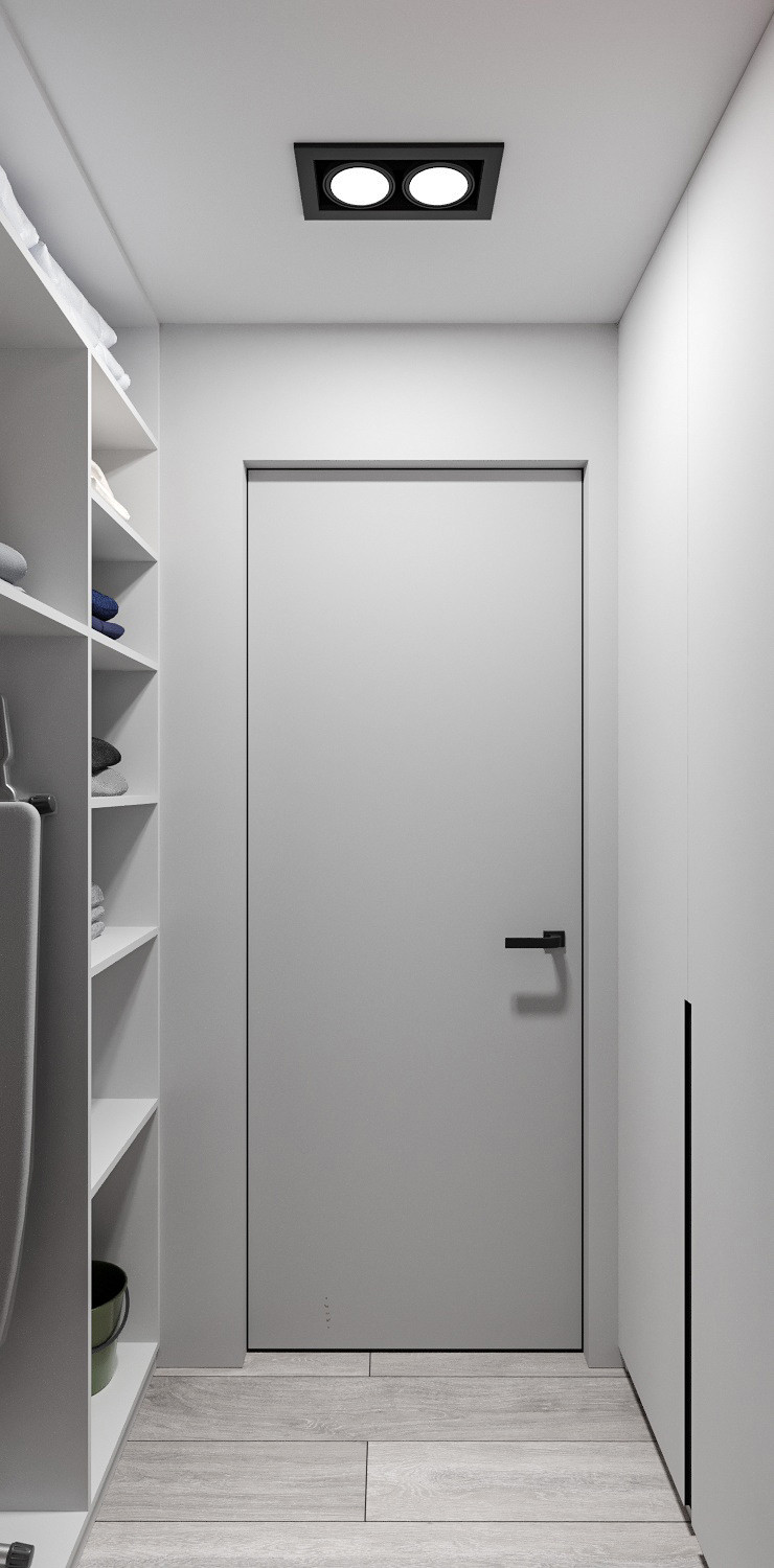 Минималистичная квартира с перетекающими гармоничными пространствами.