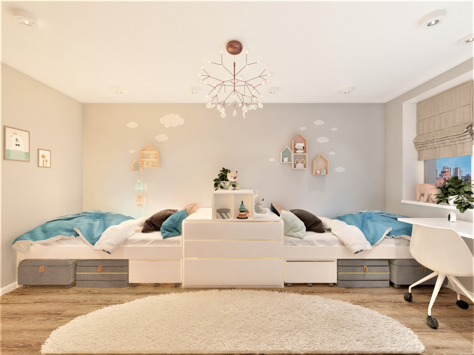 Дизайн интерьера для молодой пары с большими планами на будущее