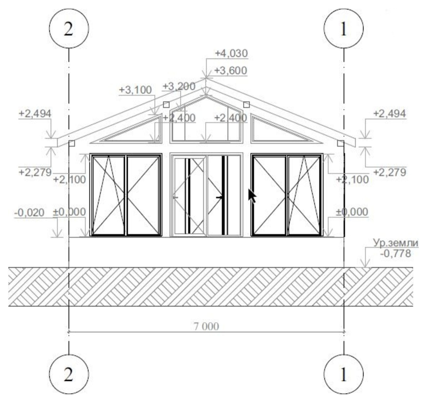 Архитектурный проект дома "Белоостров"