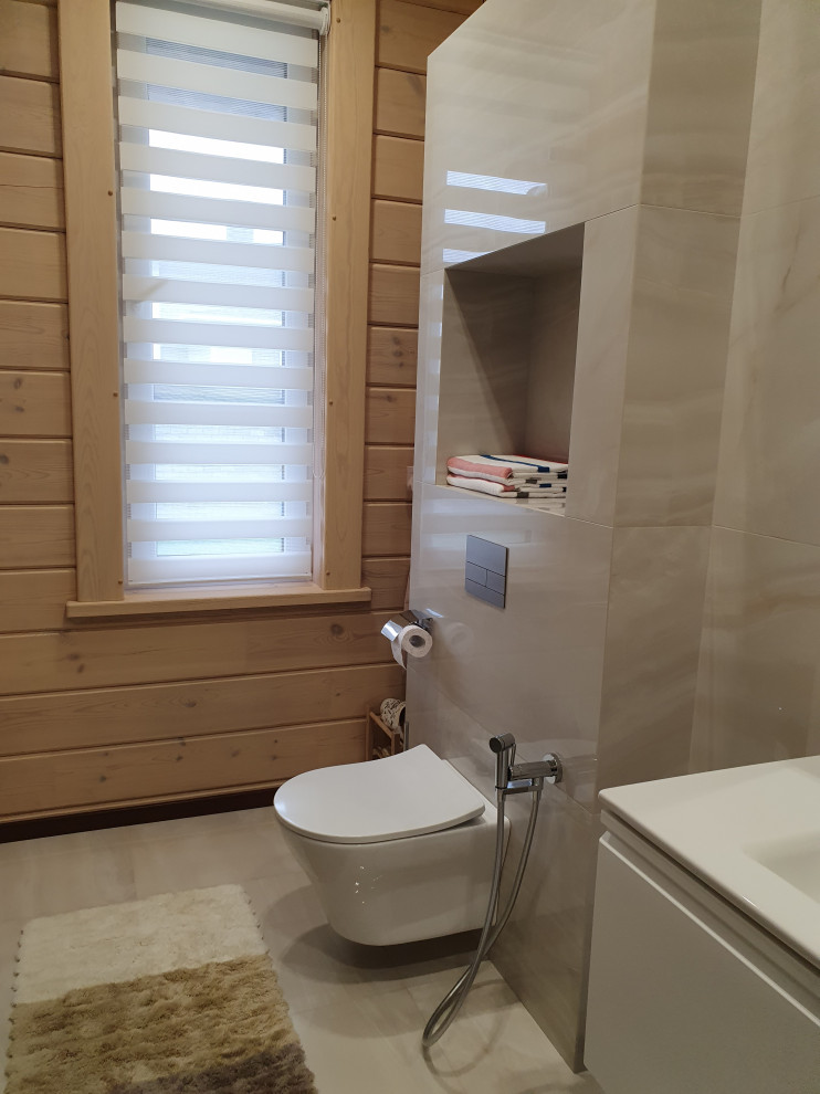 Дом из клееного бруса в пригороде Барнаула