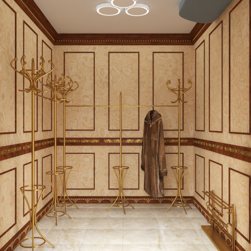 Дизайн-проект шубной комнаты от  «Strekoza Design»