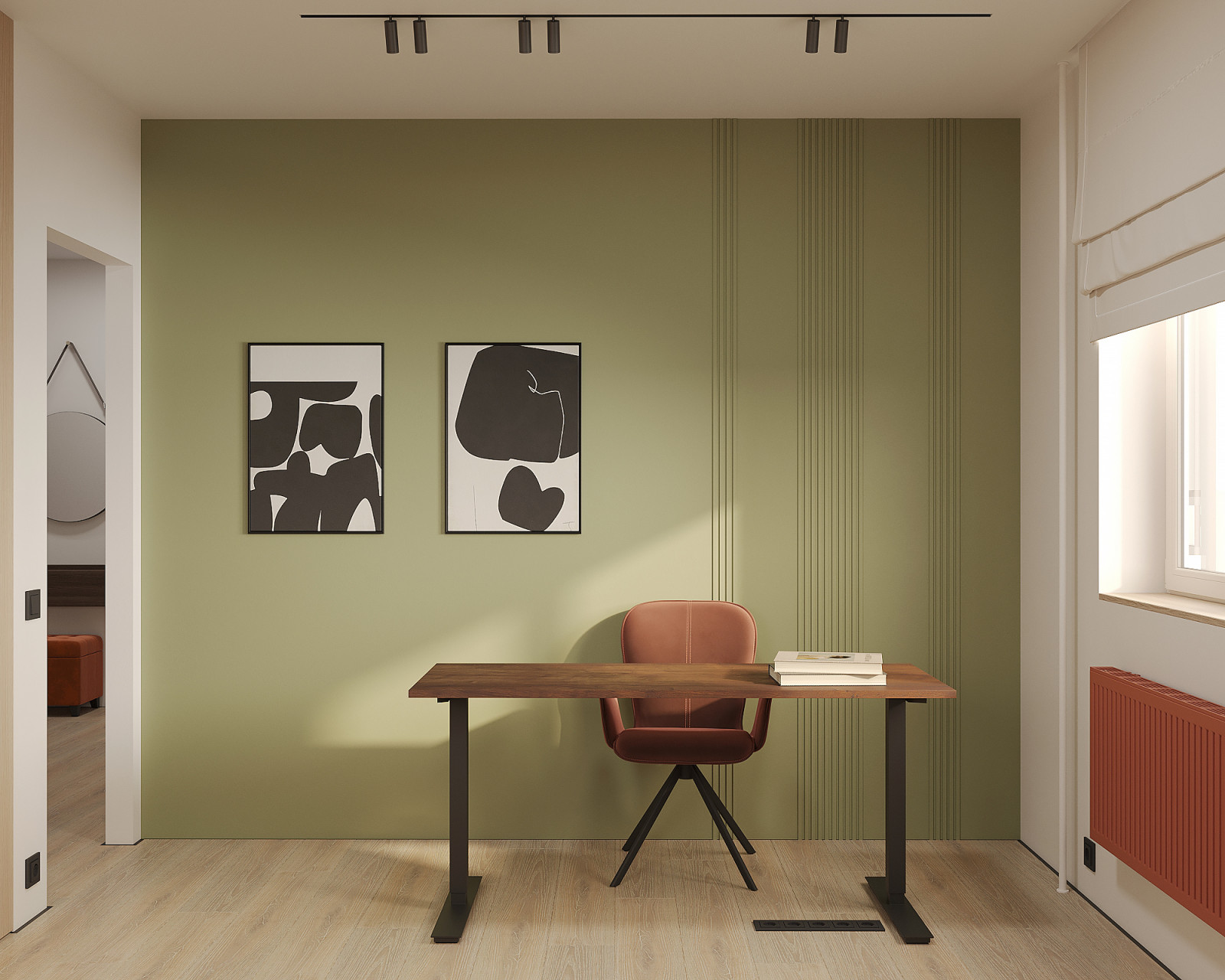 Двухкомнатная квартира для молодой девушки