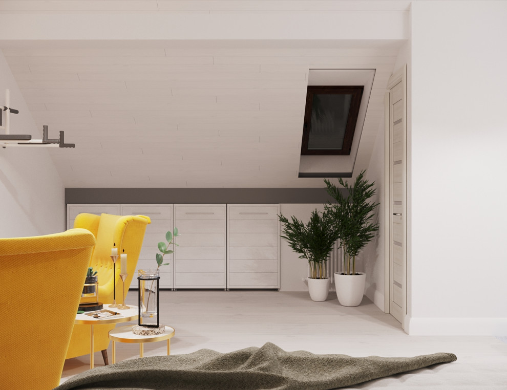 Спальня на мансардном этаже