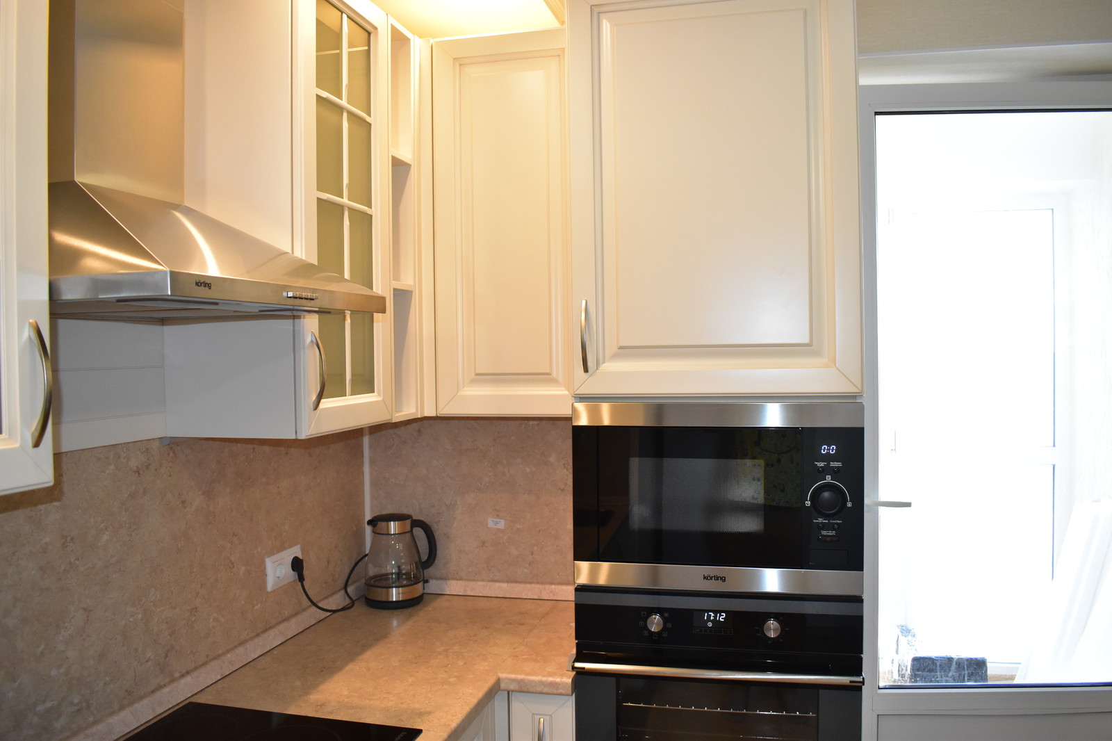 Кухня из массива бука Эко Прованс