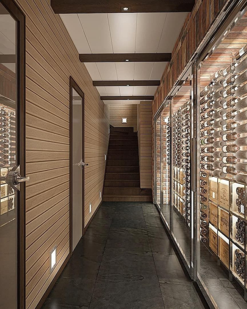 Винный погреб в частном доме
