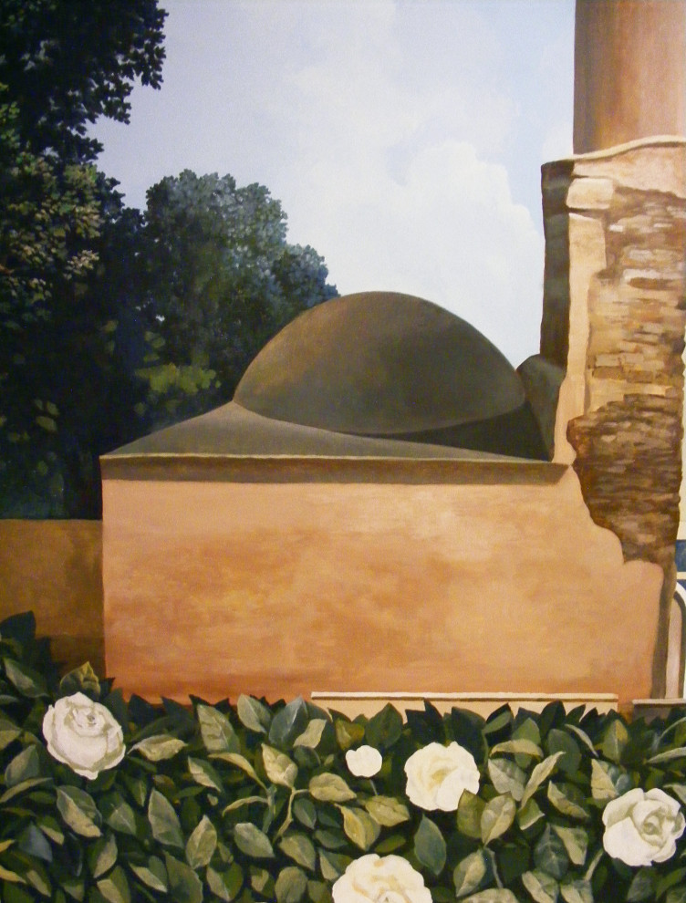 Панно в комнате отдыха загородного дома