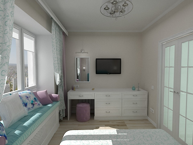 Дизайн-проект квартиры-студии.