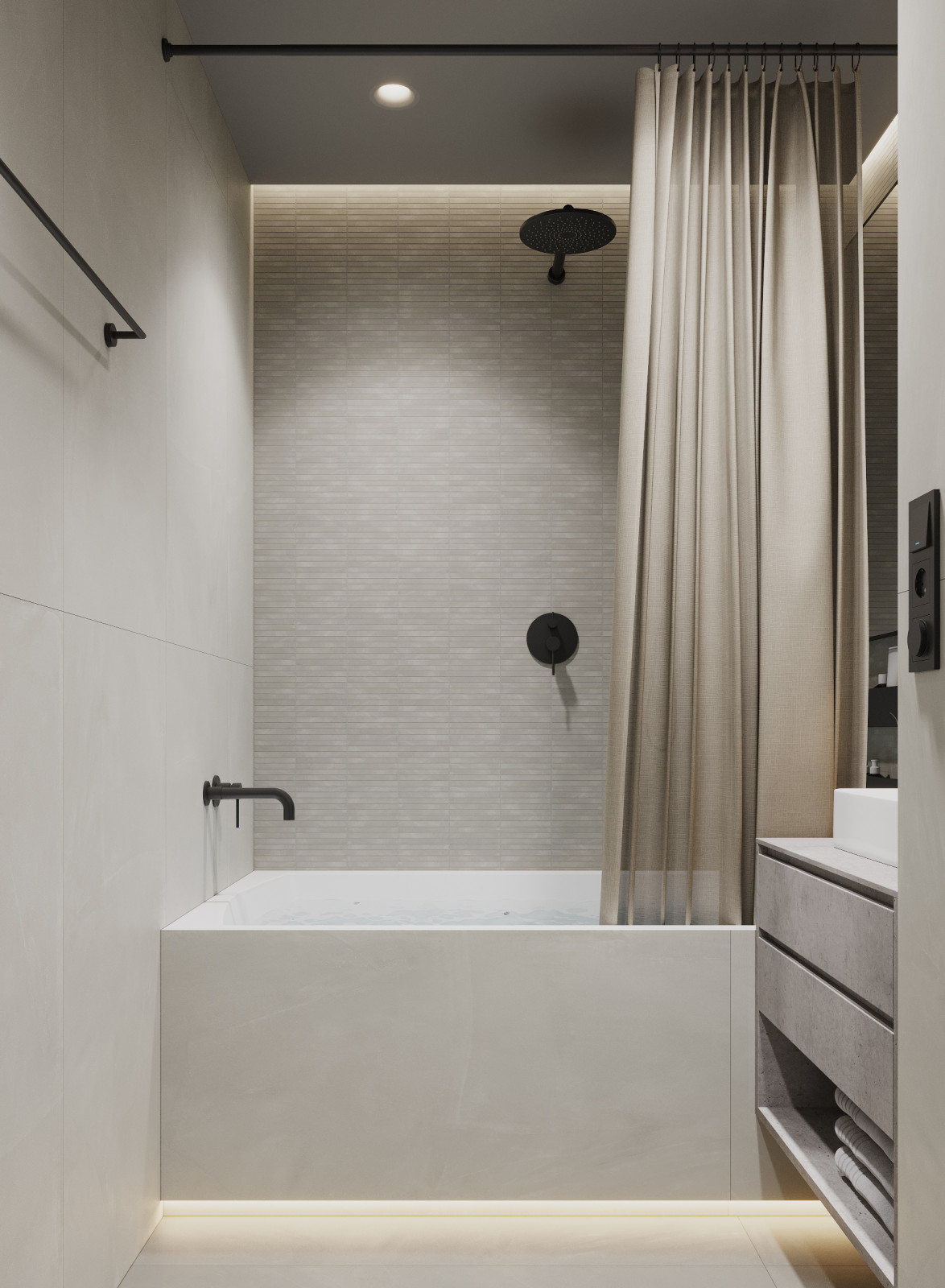 Дизайн квартиры 140м² в Красноярске, ЖК "Александровский"