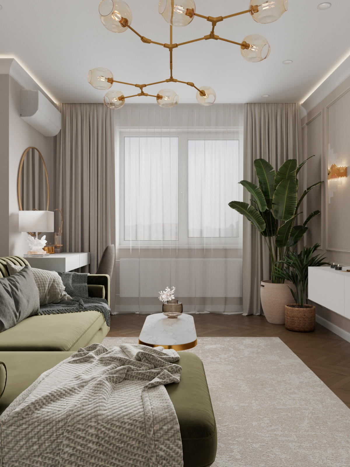 Дизайн проект однокомнатной квартиры в г.Оренбург, жк "Новая высота"